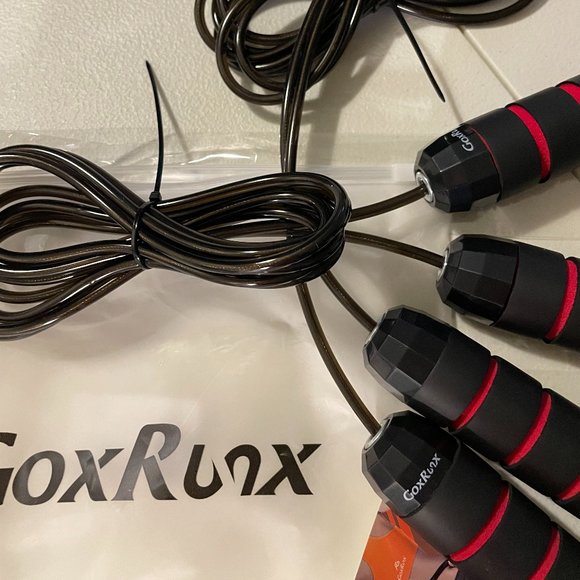 GoxRunx Jump Rope Skipping Rope for Fitness Workout Tangle-Free Speed Jump Rope - Picture 3 of 5